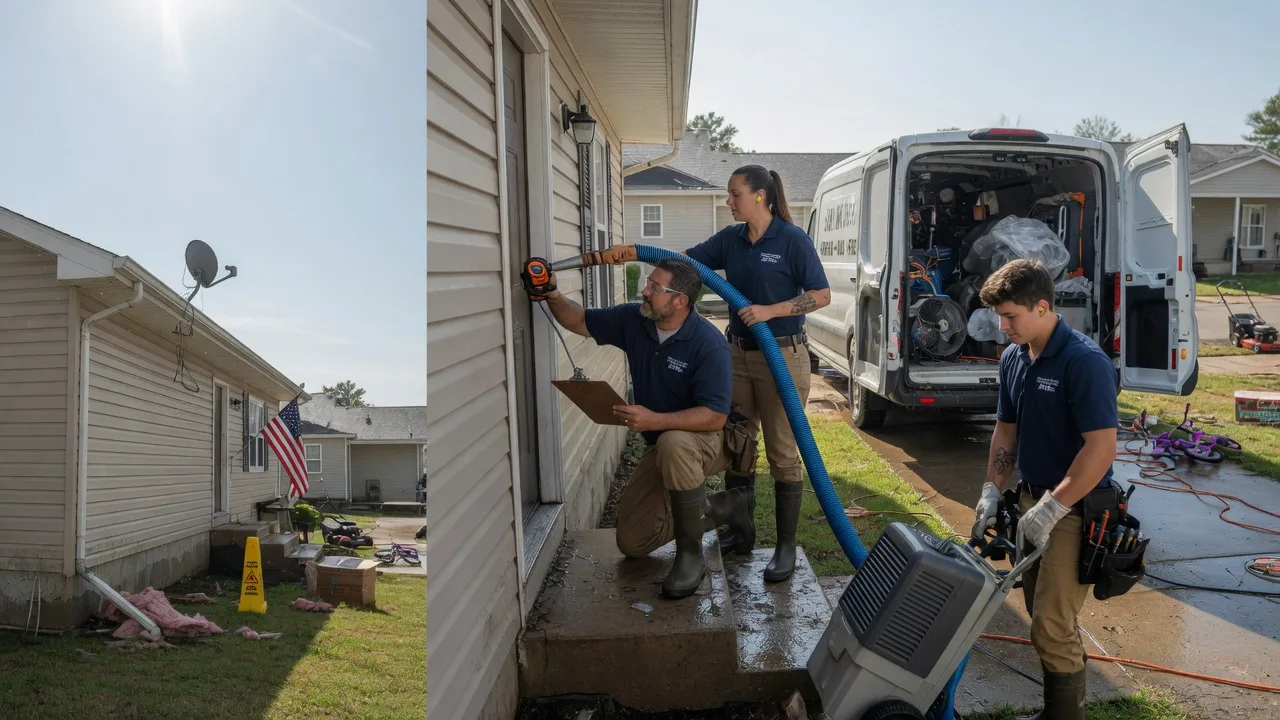 Ceiling Water Damage Restoration in Ferdinand, IN near me